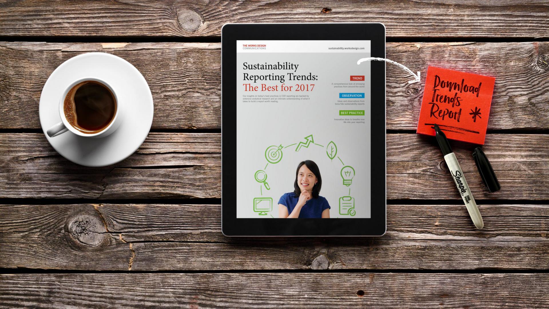 The Works' Sustainability Reporting Trends is available for download in PDF Format.