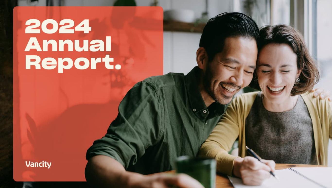 Cover of Vancity’s 2024 Annual Report.