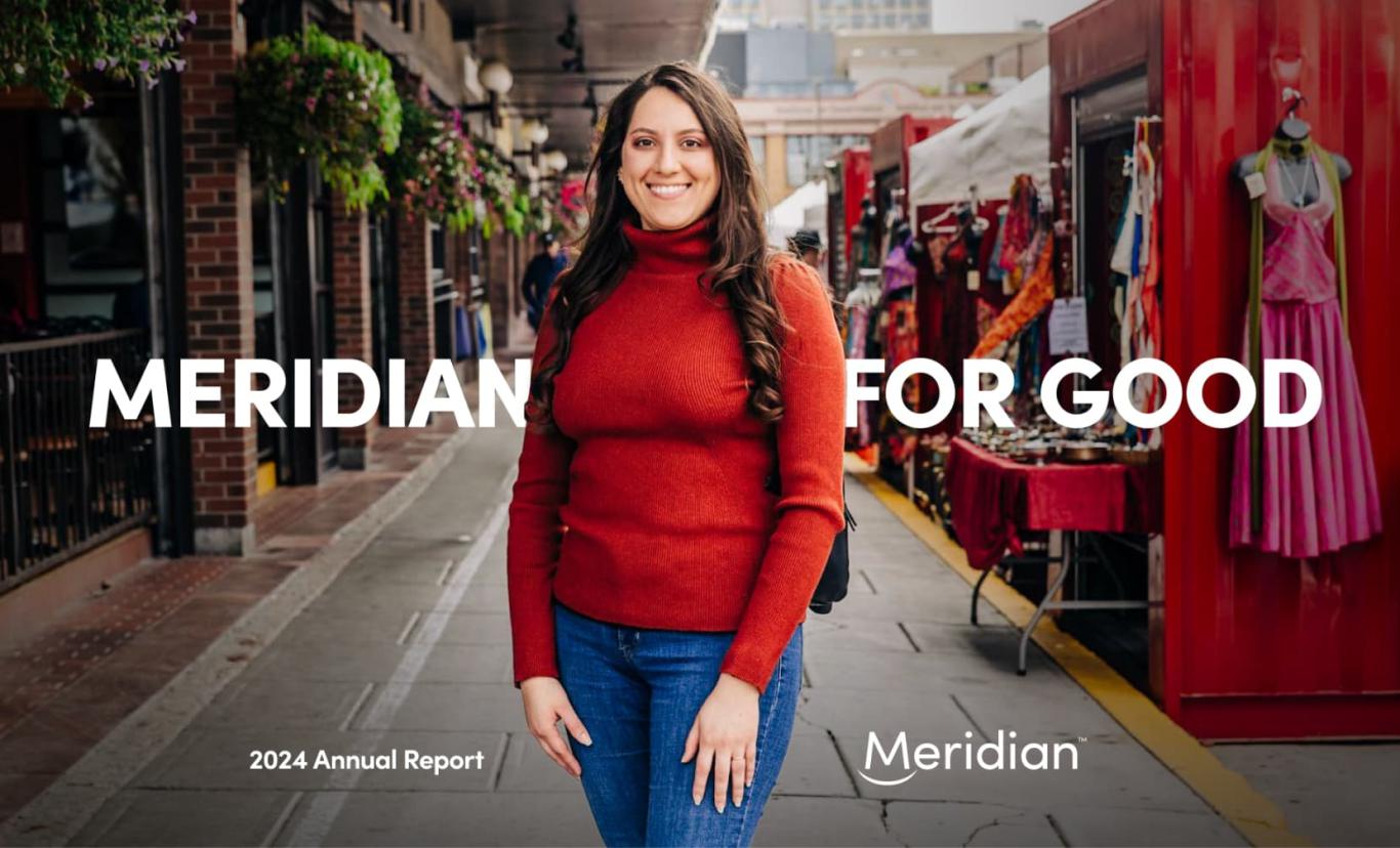 Cover of Meridian’s 2024 Annual Report.
