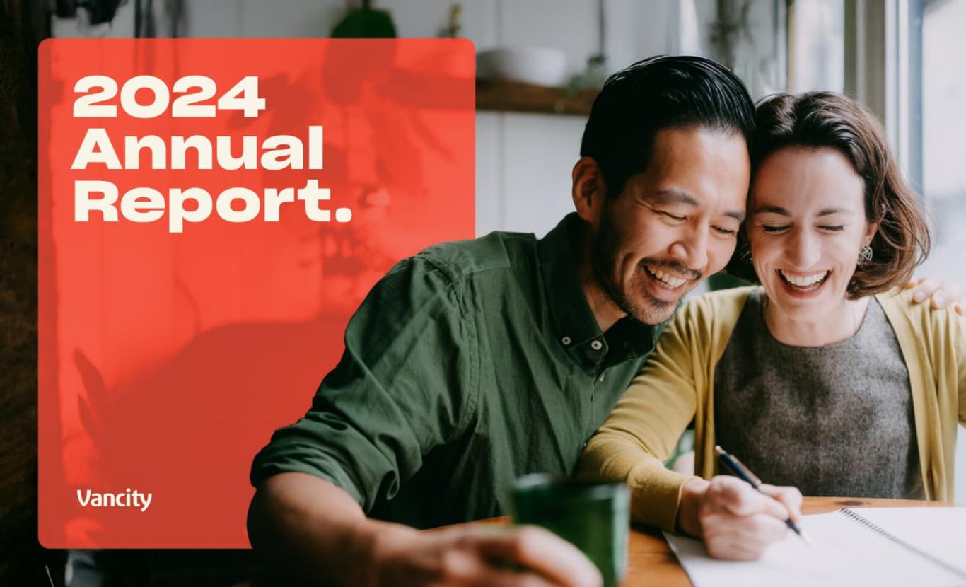 Cover of Vancity’s 2024 Annual Report.